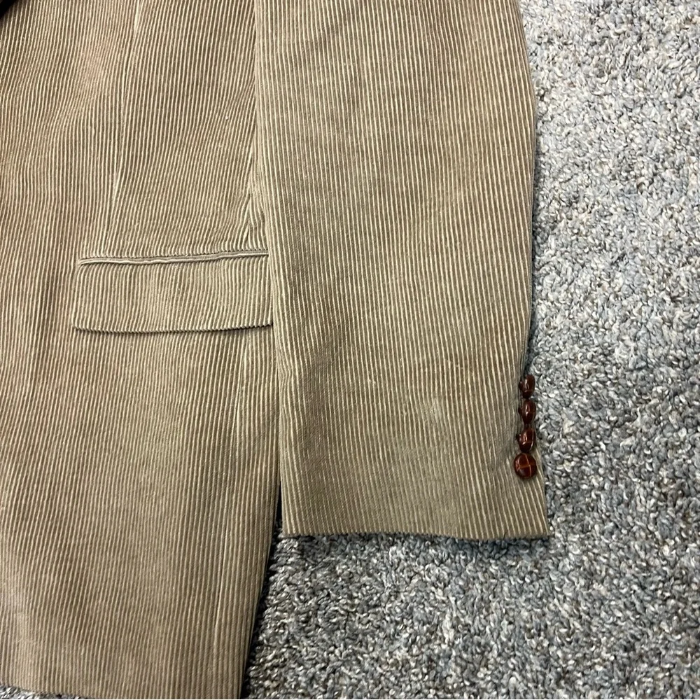 Lauren Ralph Lauren jacket mens 44L tan khaki corduroy sports coat blazer‎